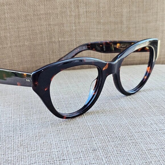 Garrett Leight California Women Eyeglasses/Glasses Frame Brown Tortoise DOTTIE C - Picture 1 of 12